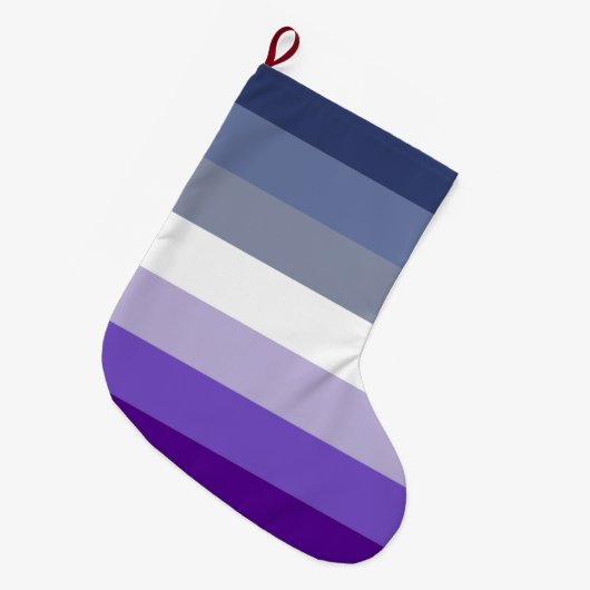 Butch Lesbische Pride Vlag Grote Kerstsok (Voorkant (Hangend))