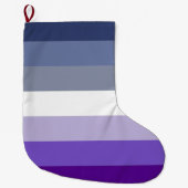 Butch Lesbische Pride Vlag Grote Kerstsok (Voorkant)