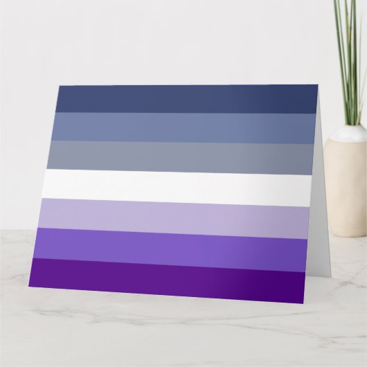 Butch Lesbische Pride Vlag Kaart (Voorkant)