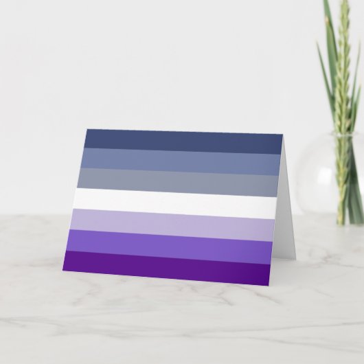 Butch Lesbische Pride Vlag Kaart (Voorkant)