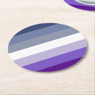 Butch Lesbische Pride Vlag Ronde Kartonnen Onderzetter