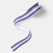 Butch Lesbische Pride Vlag Satijnen Lint (Achterkant)