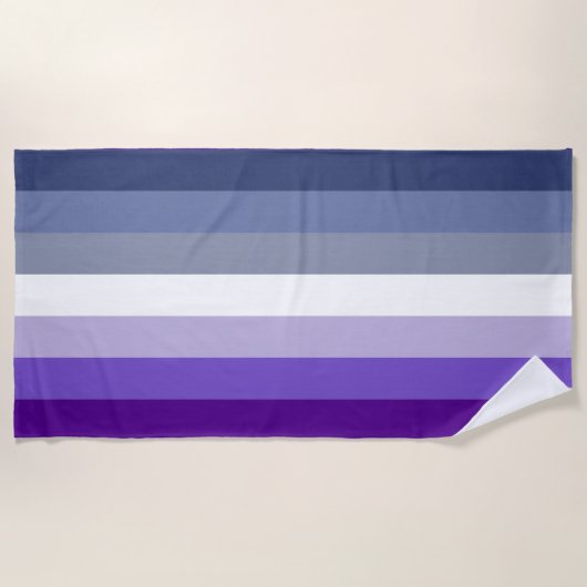 Butch Lesbische Pride Vlag Strandlaken (Voorkant)