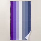 Butch Lesbische Pride Vlag Strandlaken (Voorkant)