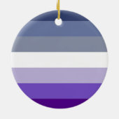Butch Lesbische Vlag Keramisch Ornament (Achterkant)