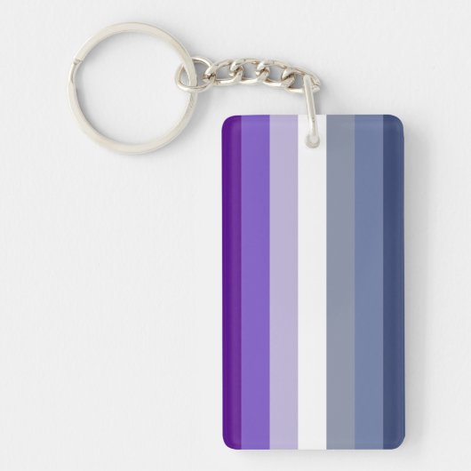 Butch Lesbische Vlag Sleutelhanger (Voorkant)