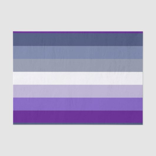 Butch Lesbische Vlag Tissuepapier (Voorkant)