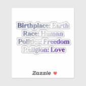 Butch Pride -  Sticker (Vel)