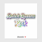 Butch Queens rock Sticker (Vel)