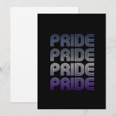 Butch Retro Pride Feestdagenkaart (Voorkant / Achterkant)