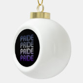 Butch Retro Pride Keramische Bal Ornament (Rechts)
