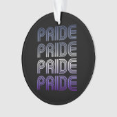 Butch Retro Pride Ornament (voorkant)