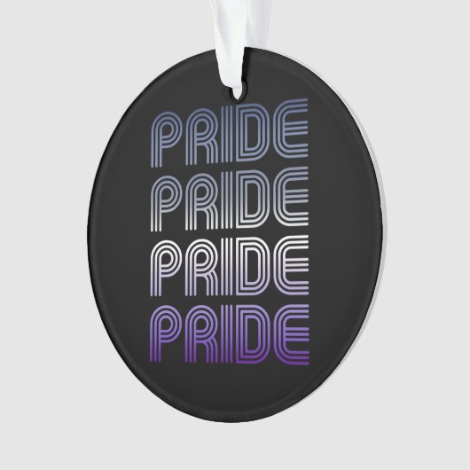 Butch Retro Pride Ornament (voorkant)