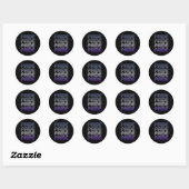 Butch Retro Pride Ronde Sticker (Vel)
