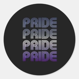 Butch Retro Pride Ronde Sticker
