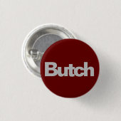 Butch Ronde Button 3,2 Cm (Voorkant /achterkant)