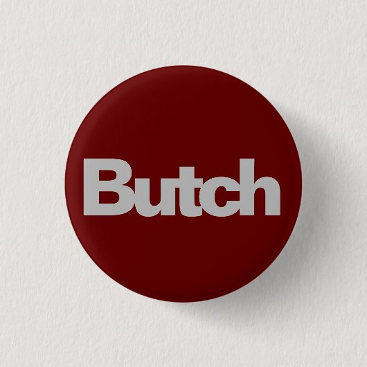 Butch Ronde Button 3,2 Cm (Voorkant)