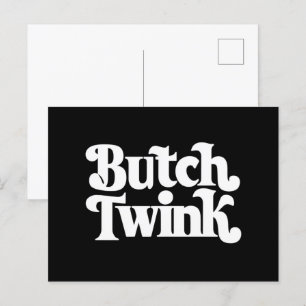 Butch Twink LGBTQ Pride Maand Briefkaart