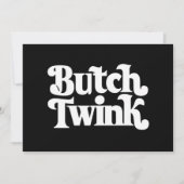 Butch Twink LGBTQ Pride Maand Kaart (Voorkant)