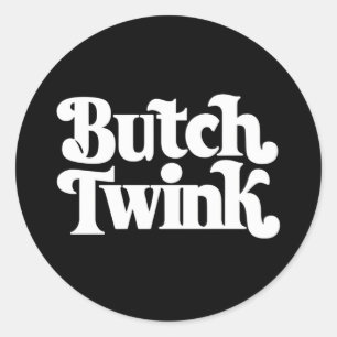 Butch Twink LGBTQ Pride Maand Ronde Sticker