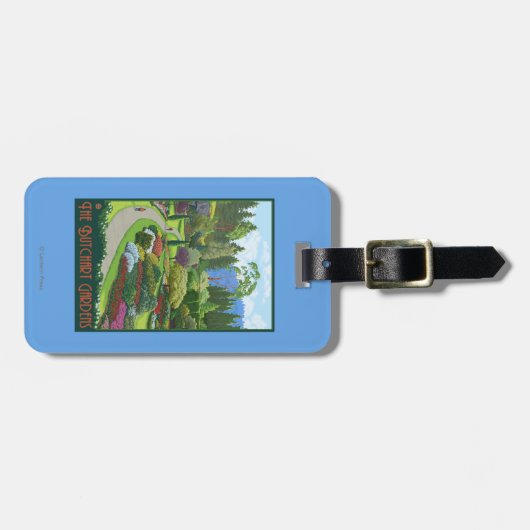 Butchart Gardens - Brentwood Bay Bagagelabel (Voorkant horizontaal)