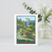 Butchart Gardens - Brentwood Bay Briefkaart (Staand voorkant)
