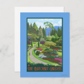 Butchart Gardens - Brentwood Bay Briefkaart (Voorkant / Achterkant)
