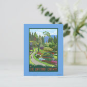 Butchart Gardens - Brentwood Bay Briefkaart (Staand voorkant)