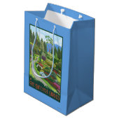 Butchart Gardens - Brentwood Bay Medium Cadeauzakje (Achterkant Gekanteld)