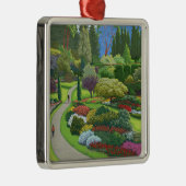 Butchart Gardens - Brentwood Bay Metalen Ornament (Rechts)