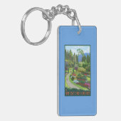 Butchart Gardens - Brentwood Bay Sleutelhanger (Voorkant Links)