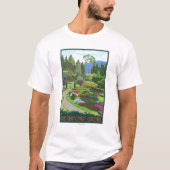 Butchart Gardens - Brentwood Bay T-shirt (Voorkant)