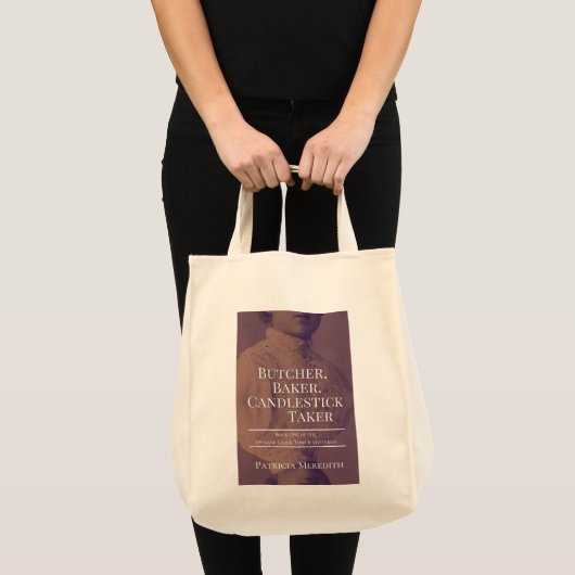 Butcher, Baker, Candlestick Taker Book Bag Tote Bag (Voorkant (product))