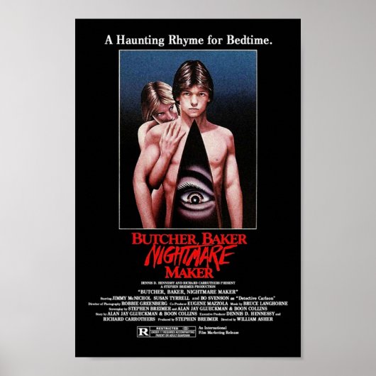 BUTCHER BAKER NIGHTMARE MAKER POSTER (Voorkant)