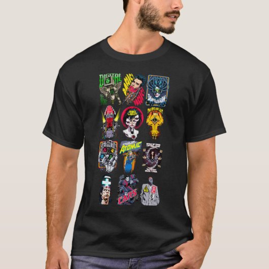 Butcher Billy's Cyber Post-Punk 1977 T-shirt (Voorkant)