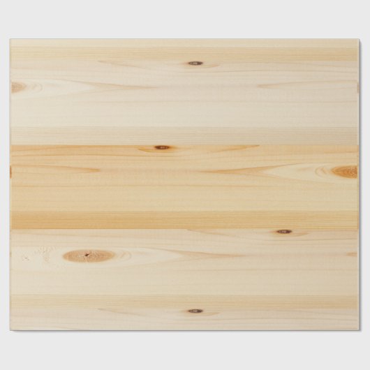Butcher Block - Blonde Wood Cadeaupapier (Vlak)