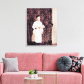 Butcher Boy 1890 met klaverfoto Canvas Afdruk (Insitu (Woonkamer))