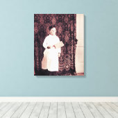 Butcher Boy 1890 met klaverfoto Canvas Afdruk (Insitu (Houten vloer))