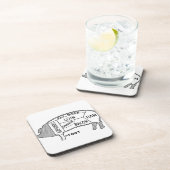 Butcher Chart Pig Bier Onderzetter (Rechterzijde)