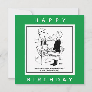 Butcher & Chiropodist Cockney Slang Cartoon Kaart