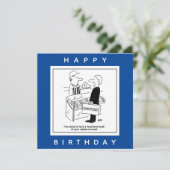 Butcher & Chiropodist Cockney Slang Cartoon Kaart (Staand voorkant)