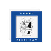 Butcher & Chiropodist Cockney Slang Cartoon Kaart (Voorkant / Achterkant in situ)