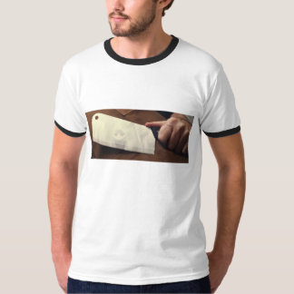 Butcher, Cleaver en Pig T-shirt
