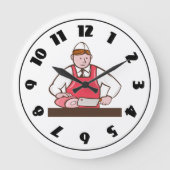 Butcher Clock Grote Klok (Voorkant)