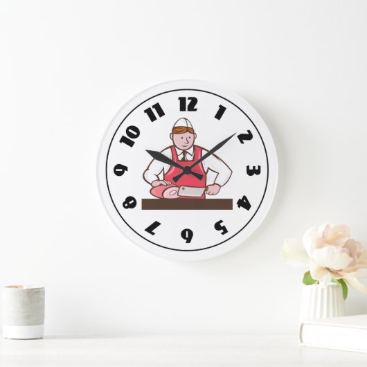 Butcher Clock Grote Klok (Huis)