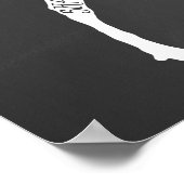 Butcher diagram meat cuts clock hunting moose poster (Hoek)