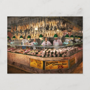 Butcher - Gekookt op kip 1931 Briefkaart