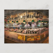 Butcher - Gekookt op kip 1931 Briefkaart (Voorkant)