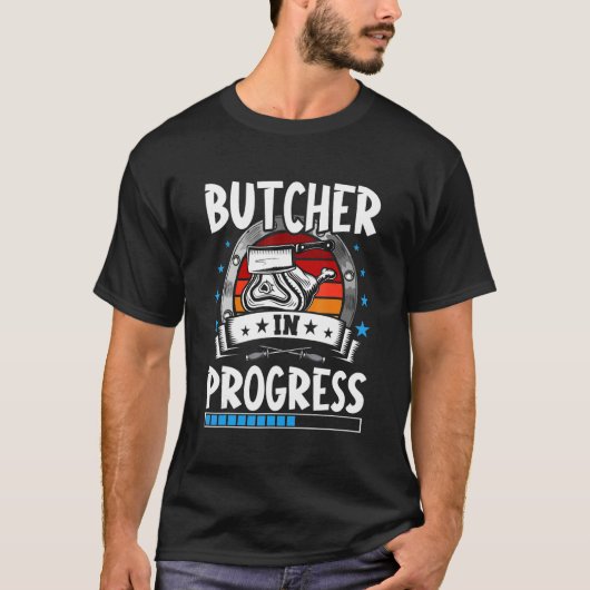 Butcher In Progress Trainee Student T-shirt (Voorkant)