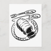 Butcher Joint of Beef Cartoon Design Briefkaart (Voorkant)